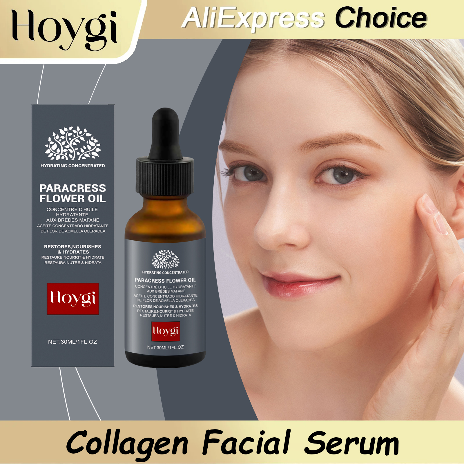 Luxury Skincare Treatments - HOYGI Collagen Face Essence Whitening Lifting
