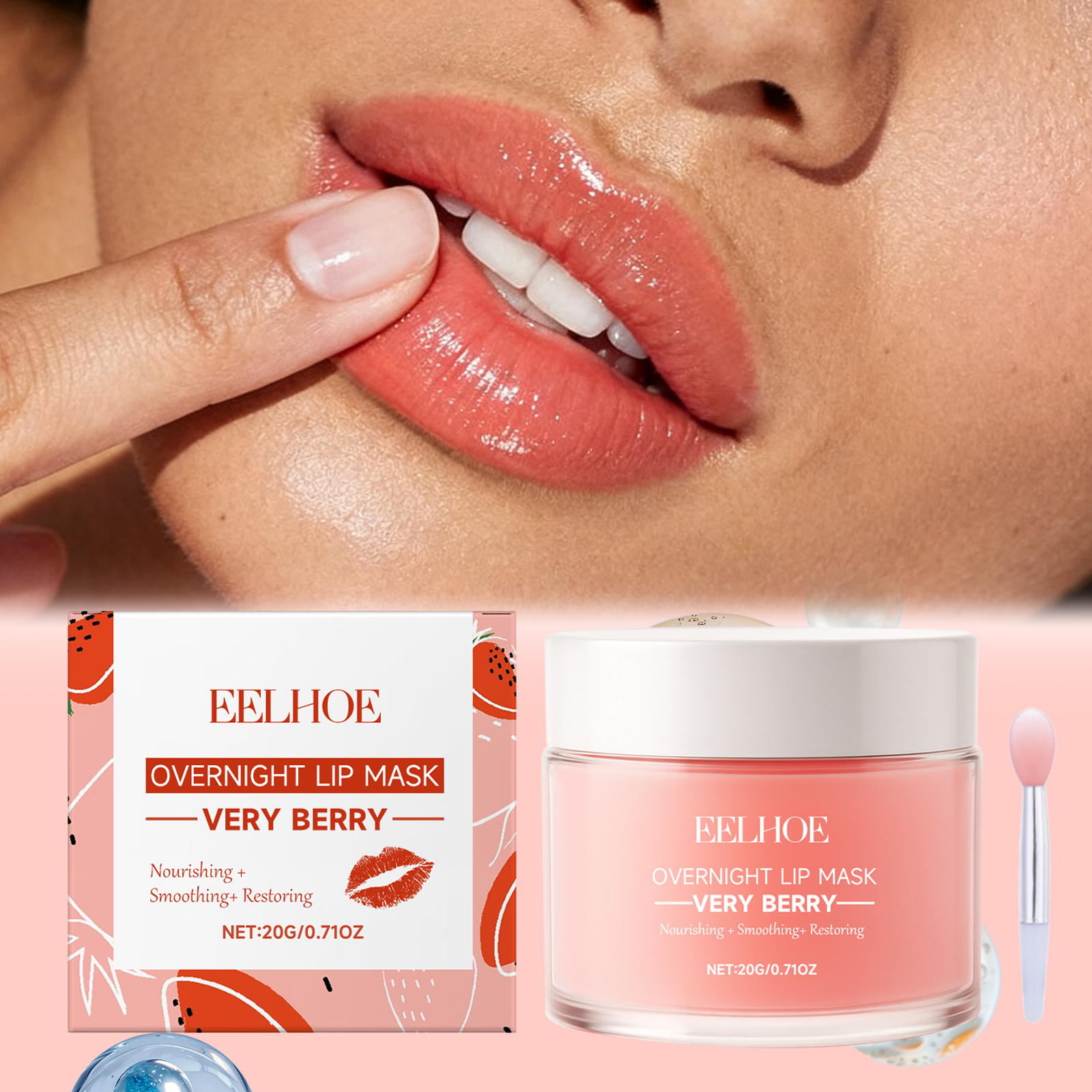 Luxury Skincare Treatments - Lip Mask Berry Overnight Lip Sleeping