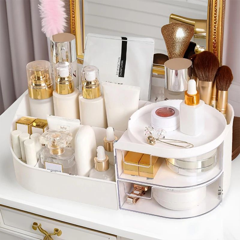 Large Capacity Cosmetic Storag - Luxury Skincare Organizer ulasan dan harga