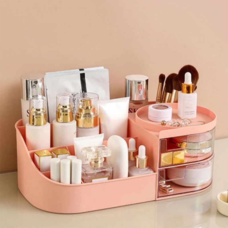 Large Capacity Cosmetic Storag - Luxury Skincare Organizer ulasan dan harga
