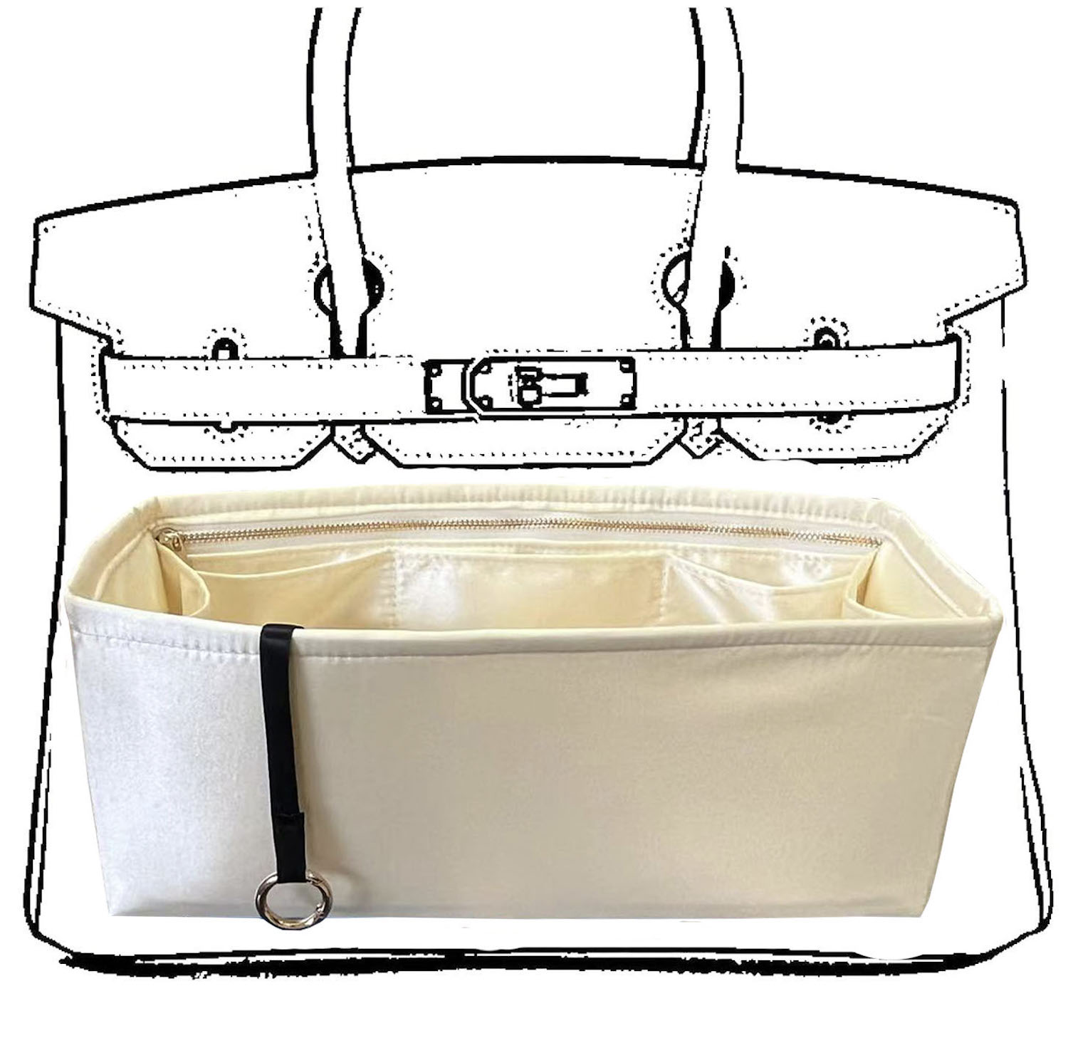 Purse Organizer Birkin s 25 30 - Luxury Skincare Organizer ulasan dan harga