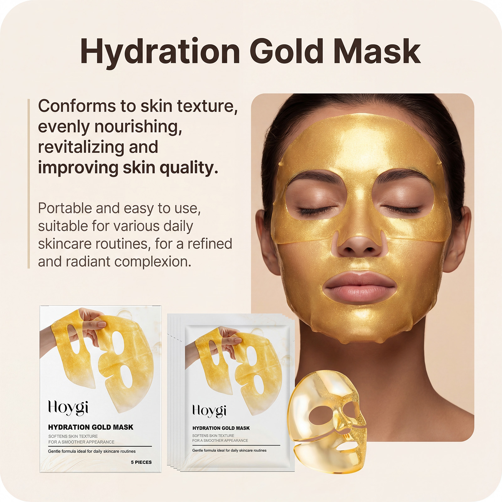 24K Gold Face Mask Niacinamide - Luxury Skincare Treatments ulasan dan harga