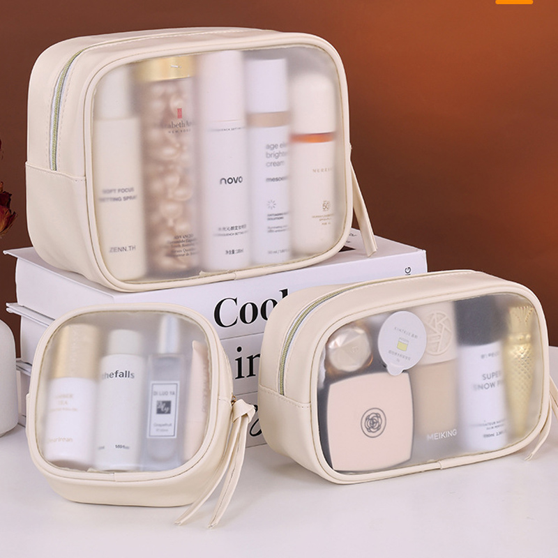 PVC Matte Semi-Transparent Cos - Luxury Skincare Organizer ulasan dan harga