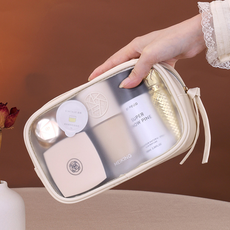 PVC Matte Semi-Transparent Cos - Luxury Skincare Organizer ulasan dan harga