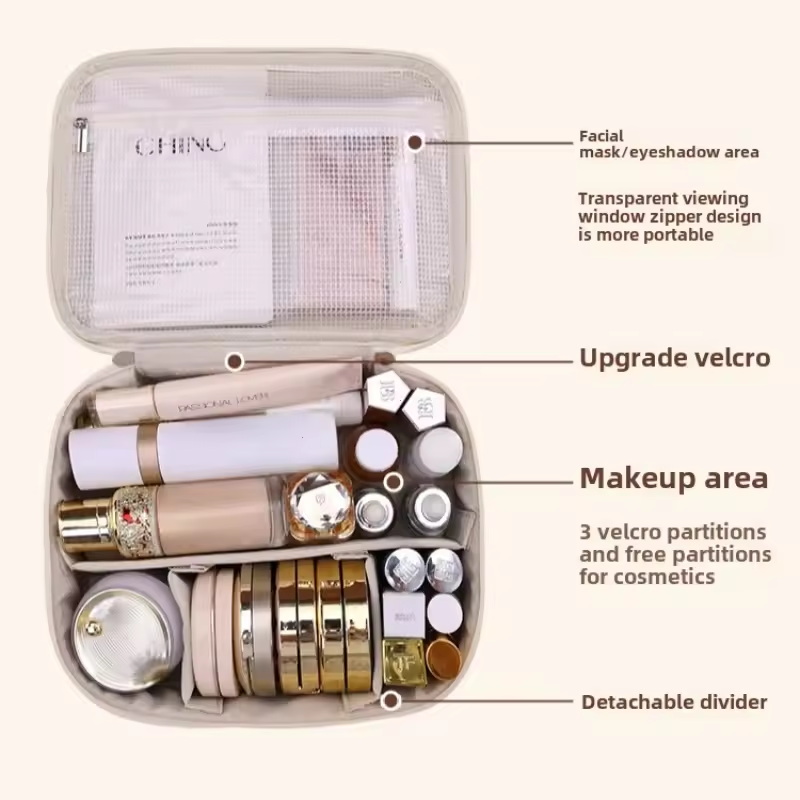 Double Layer Large Capacity Wo - Luxury Skincare Organizer ulasan dan harga