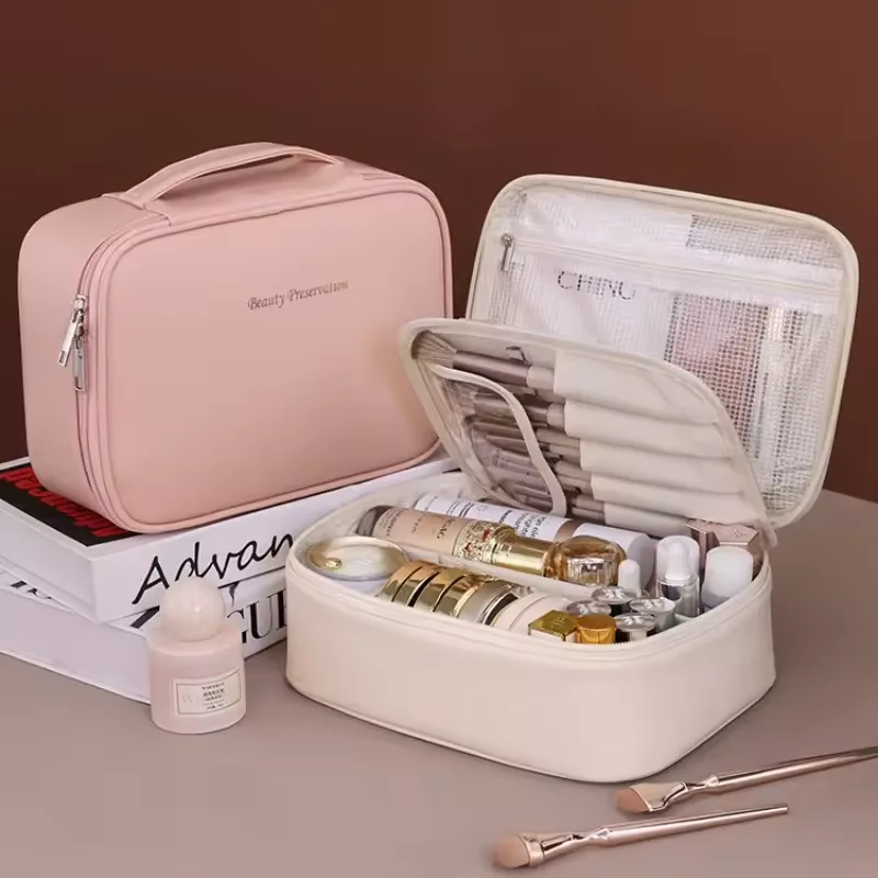 Double Layer Large Capacity Wo - Luxury Skincare Organizer ulasan dan harga
