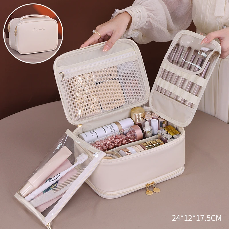 Double-layered Luxury cosmetic - Luxury Skincare Organizer ulasan dan harga