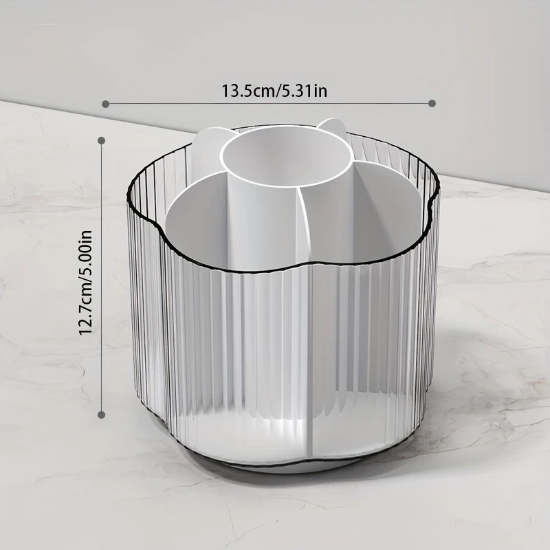 360° Rotating Makeup Brush Hol - Luxury Skincare Organizer ulasan dan harga