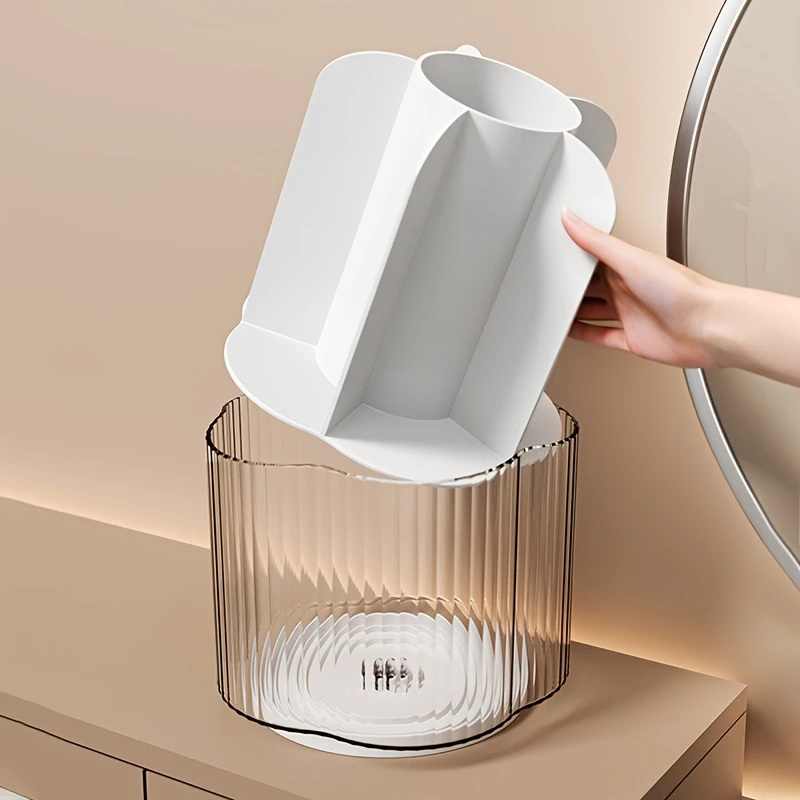 360° Rotating Makeup Brush Hol - Luxury Skincare Organizer ulasan dan harga