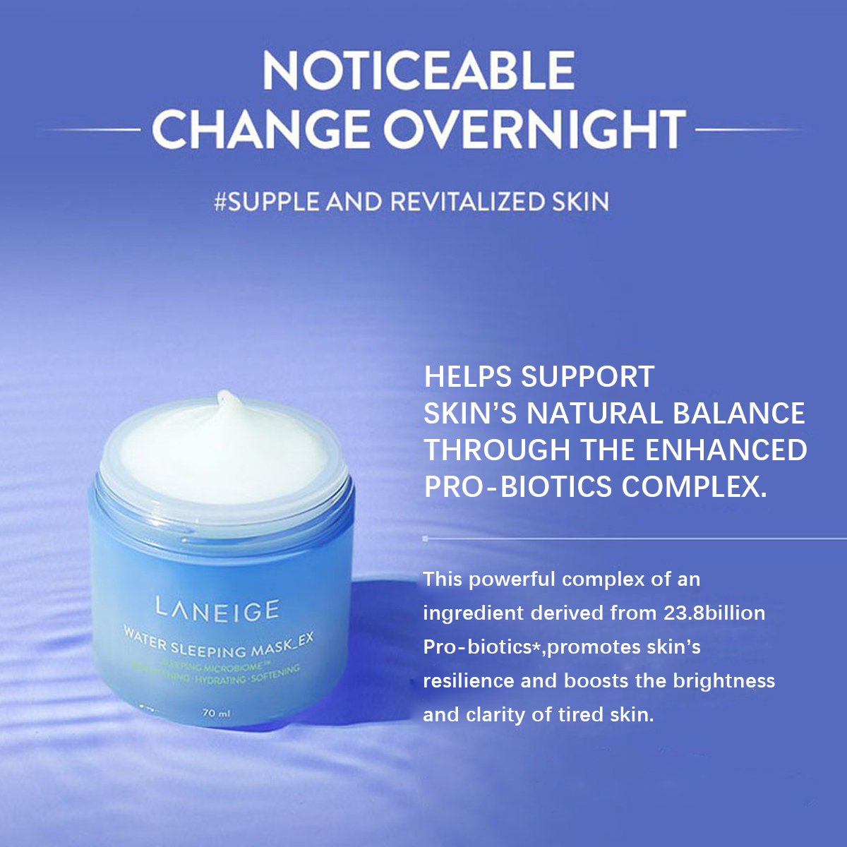 LANEIGE Water Sleeping Mask 70 - Luxury Skincare Treatments ulasan dan harga