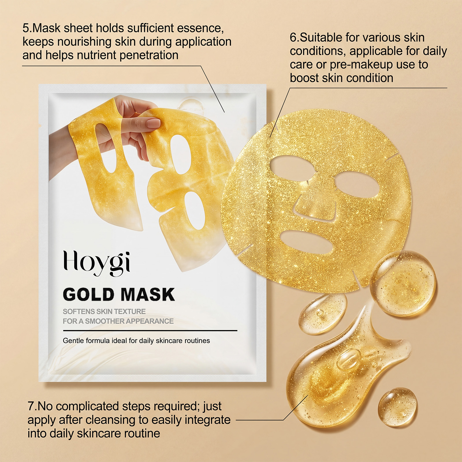 24k Gold Face Mask Niacinamide - Luxury Skincare Treatments ulasan dan harga